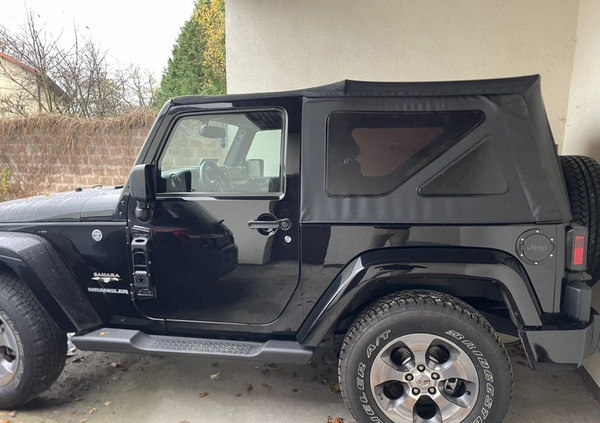 Jeep Wrangler cena 117500 przebieg: 132000, rok produkcji 2016 z Kalisz Pomorski małe 379